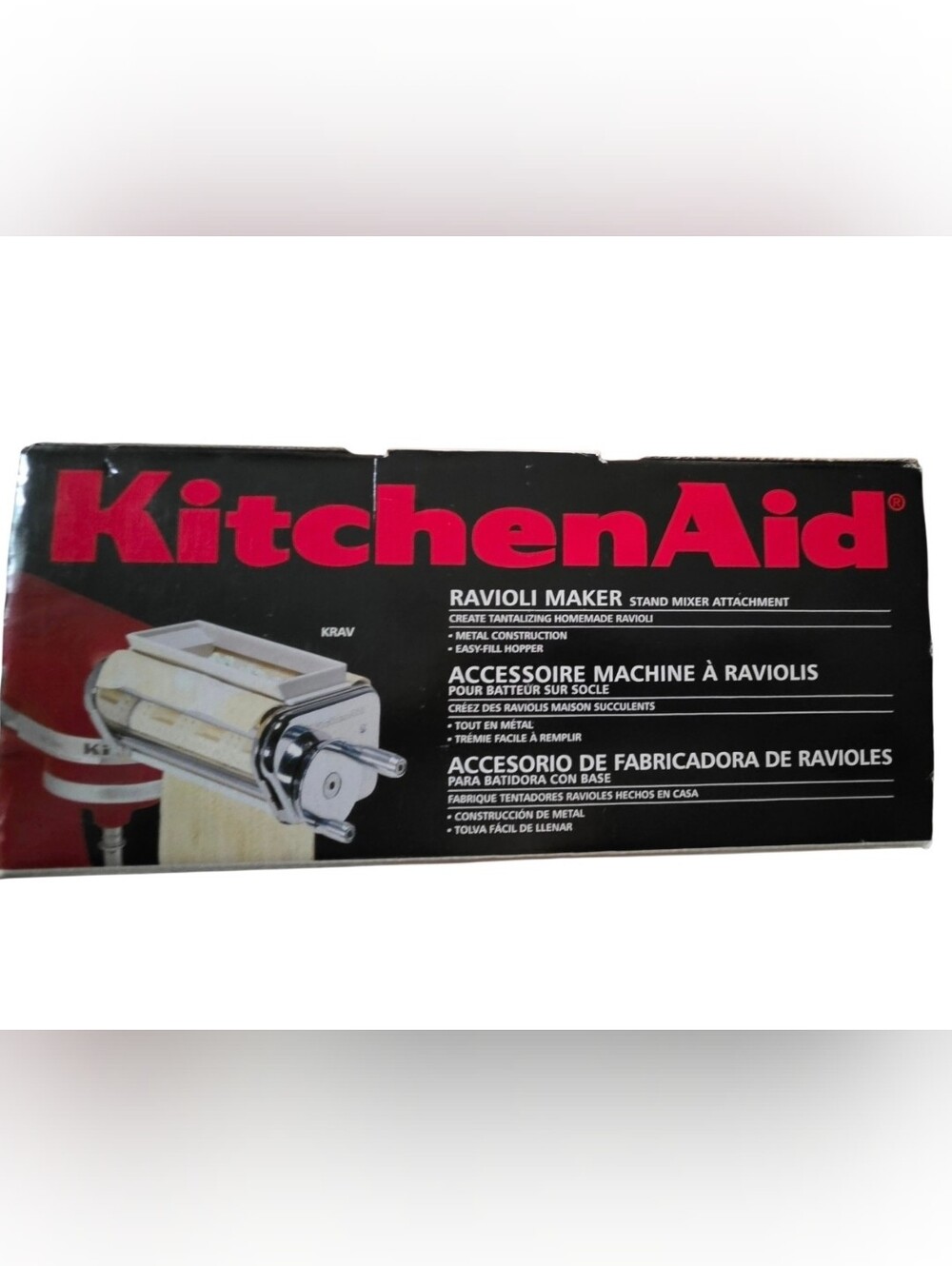 KitchenAid Ravioli Maker KRAV Attachment Stand Mixer Accessory NIB - Picture 3 of 7